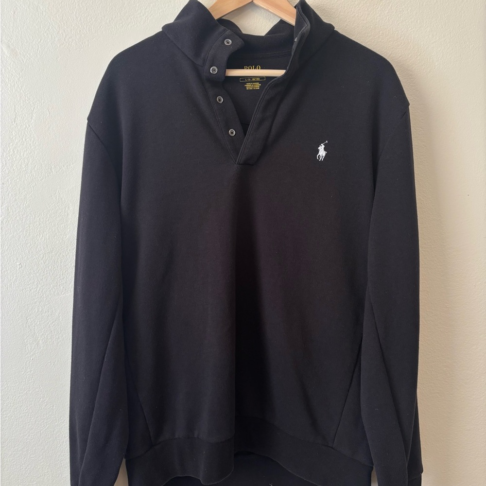 Ralph Lauren Classic Black Polo Sweater